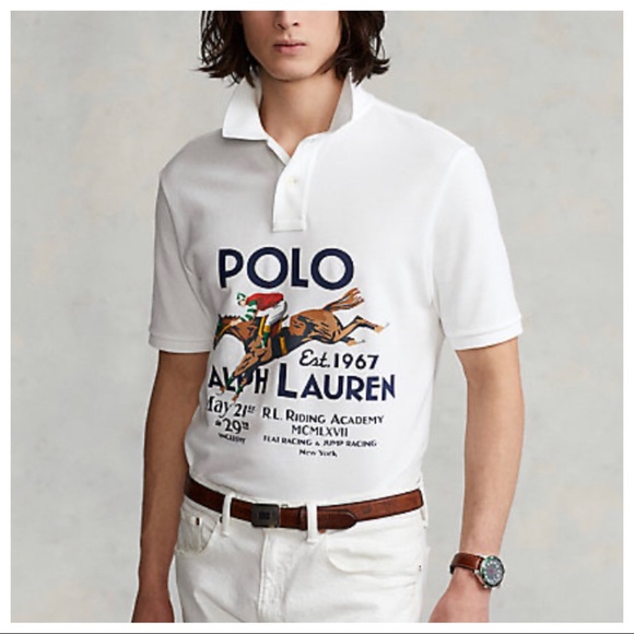 Polo Ralph Lauren Other - NWOT Polo Ralph Lauren Classic Fit Mesh Large Graphic Pony Shirt Size Small